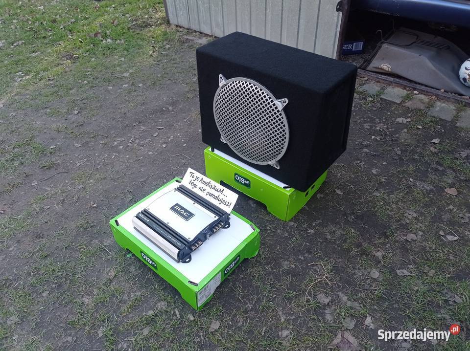 Subwoofer Tuba Skrzynia Basowa RAVELAND 300W skrzynie basowe i tuby Dzierżoniów sprzedam