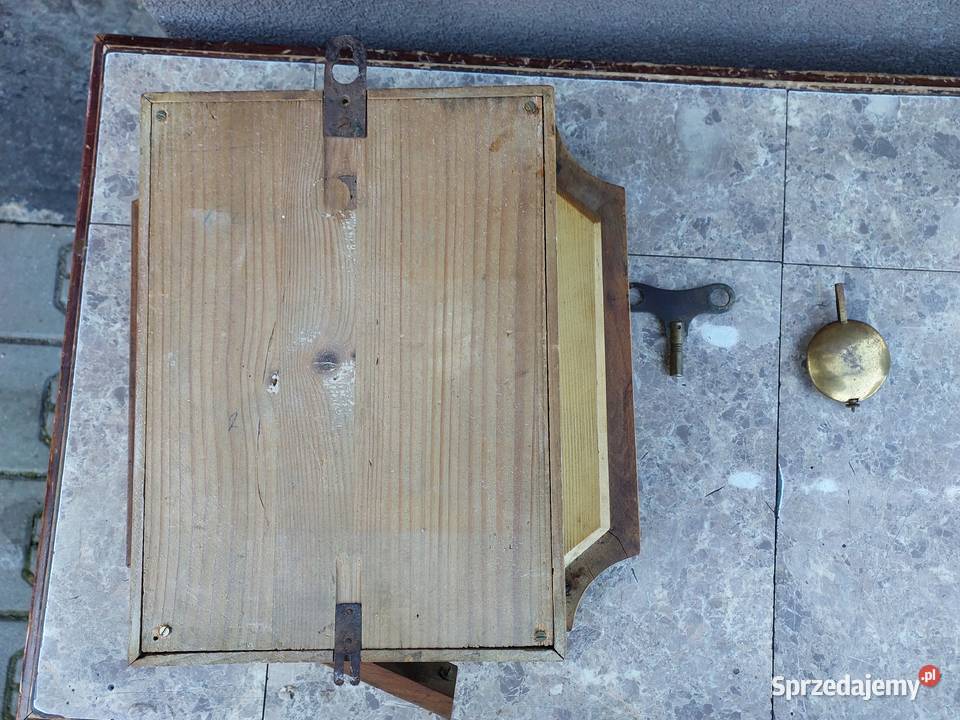 133 Przedwojenny zegar kuchenny ceramiczny pomorskie Tczew