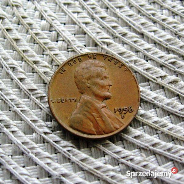 USA 1 Cent 1956r D Kalisz