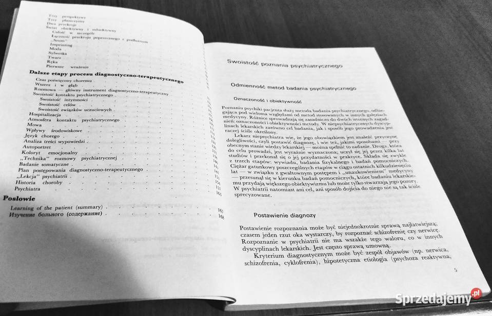 Poznanie chorego Antoni Kępiński 1989 Gdańsk