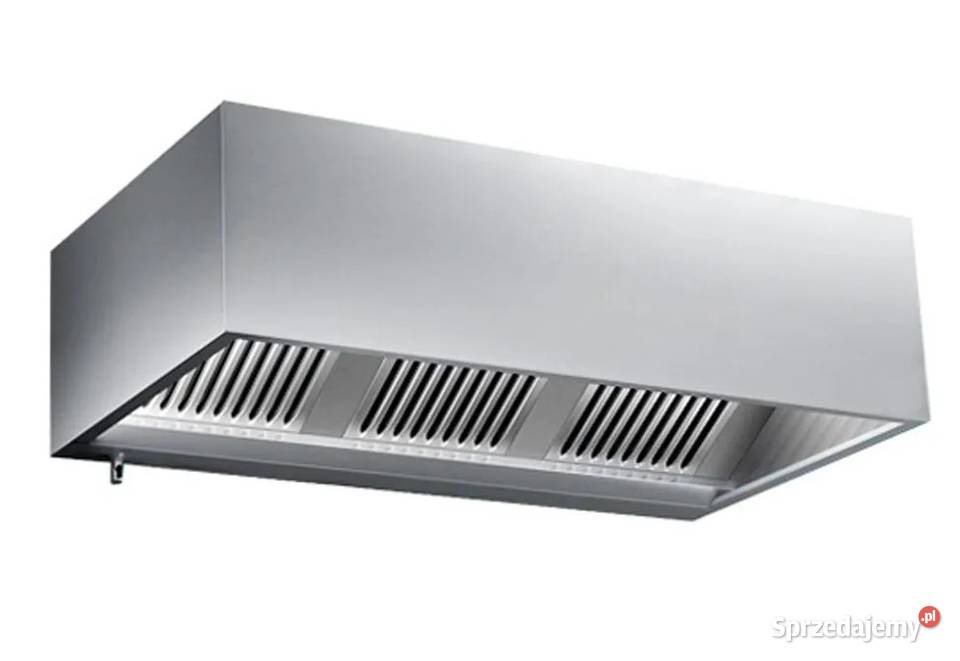 Okap skrzyniowy Gort 190x90x40 z filtrem Gastronomia Pszczyna