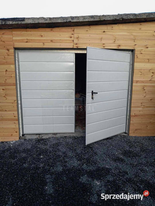 Bramy garażowe na wymiar dwuskrzydłowe ocieplone Dąbrowa Górnicza sprzedam