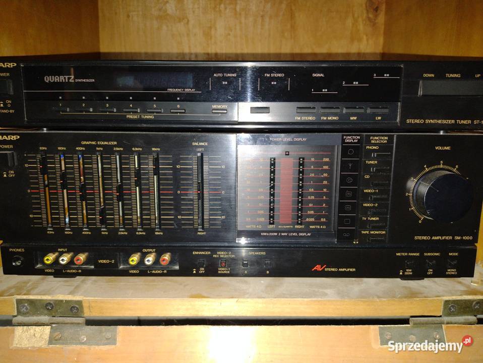 Sharp Stereo Amplifier SM1000 Wieże i miniwieże Osjaków