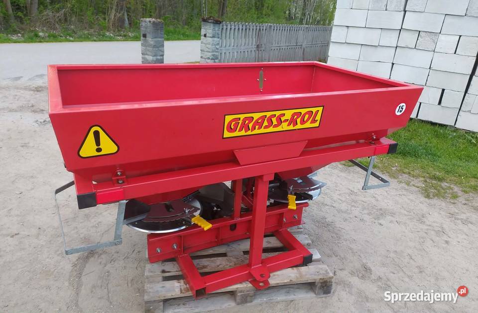 Rozsiewacz do nawozu 2talerzowy GRASSROL 400L nieuszkodzony Dąbrowa Tarnowska