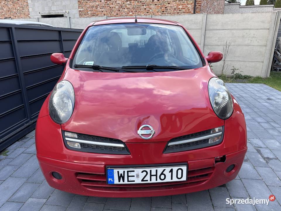 Sprzedam nissana micrę 12 80 z 2005r Micra Samochody osobowe mazowieckie Nowa Wola