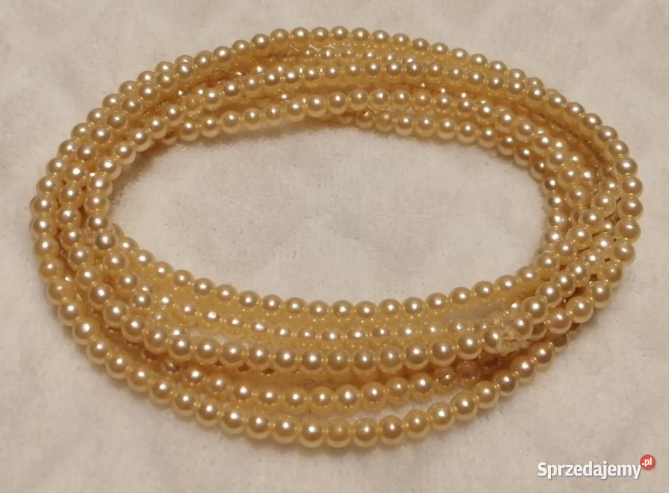 Naszyjnik z koralików korale 4mm 145 12 Czeladź