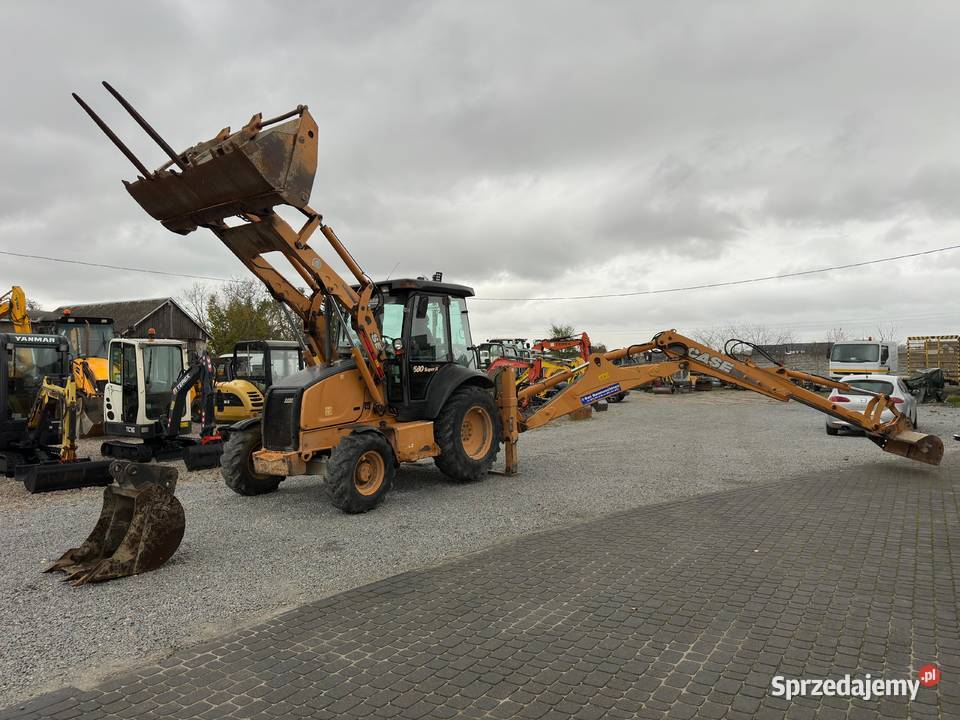 KoparkoŁadowarka CASE 580 SR z 2006 roku koparka Złoczew