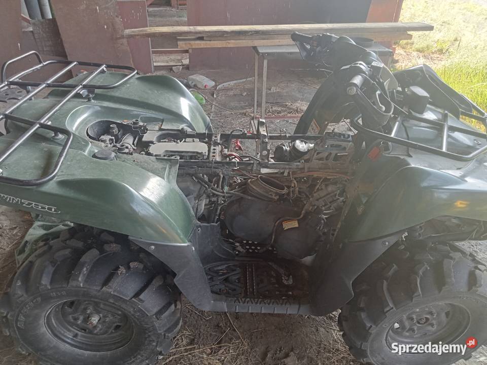 Kawasaki KVF 750 uszkodzony Nieznanice