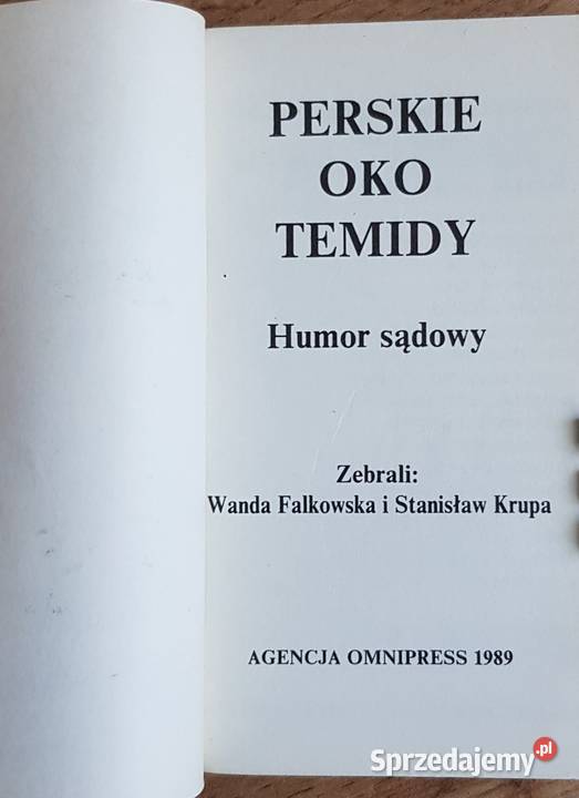 Perskie oko Temidy Humor sądowy Jaworzno