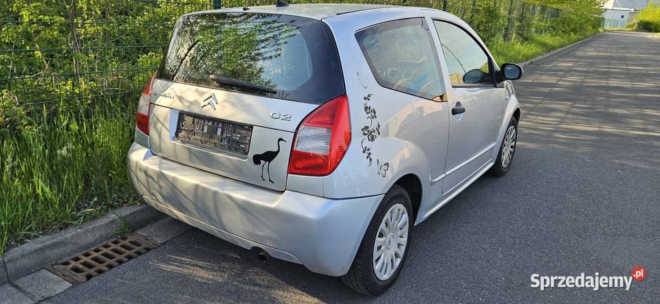 Citroen C2 srebrny C2 Gubin
