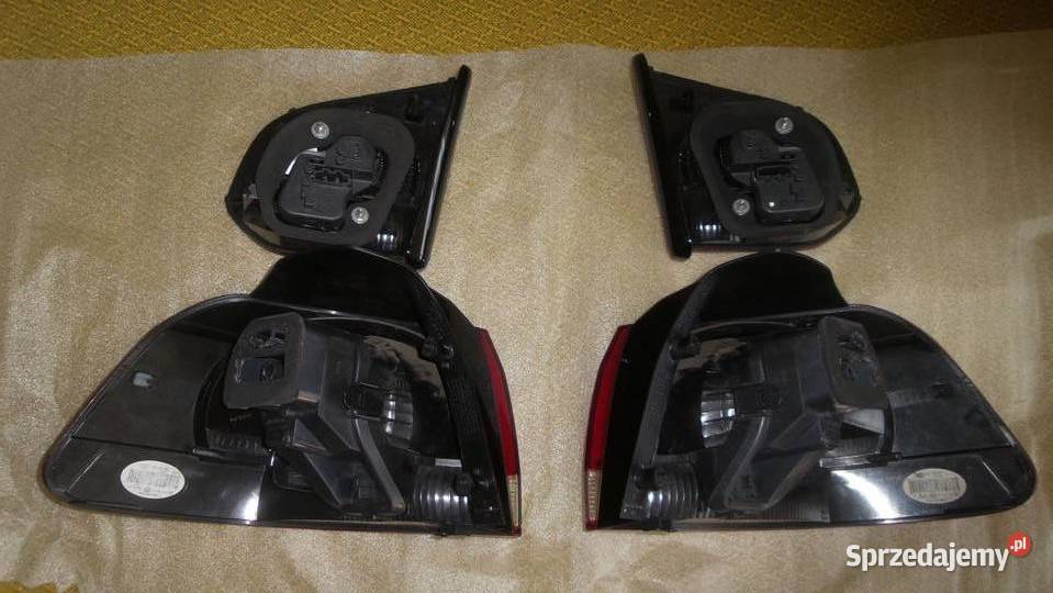 Vw Golf VI GTI lampy tynie komplet Europa Czarnt lampy tylne Oświetlenie