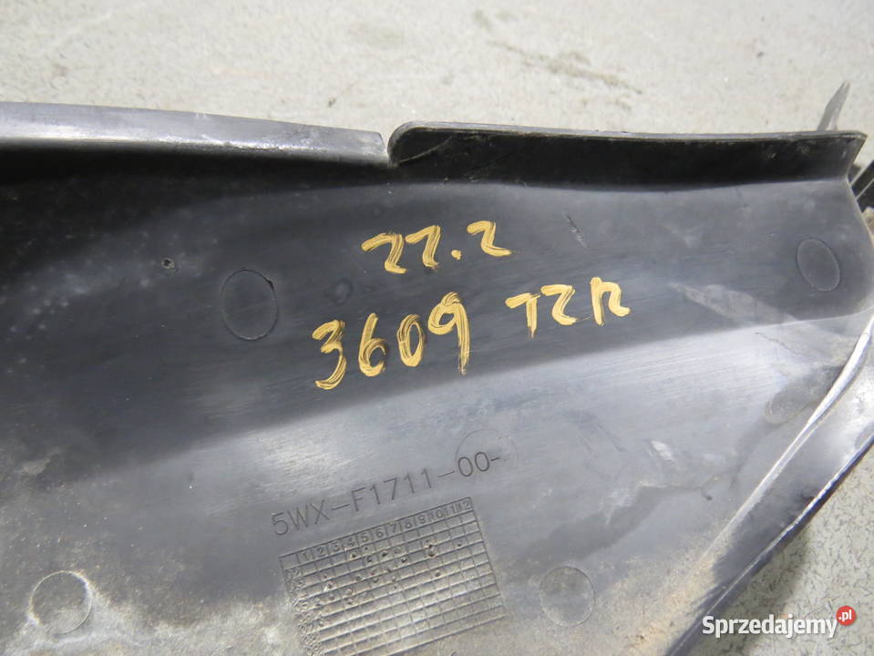 YAMAHA TZR 50 125 2008 BOK BOCZEK OSŁONA OWIEWKA Elementy nadwozia Warszawa