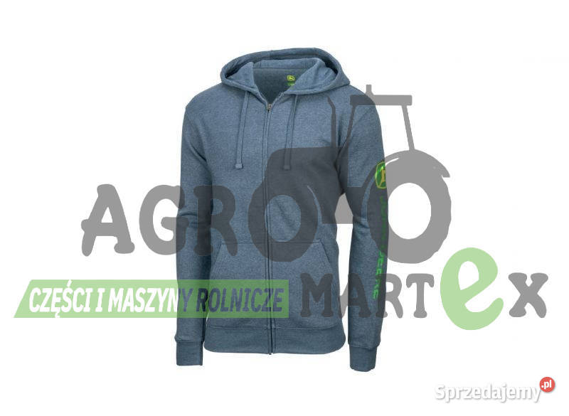 BLUZA ROZPINANA SZARA Z KAPTUREM L JD dolnośląskie Wichrów