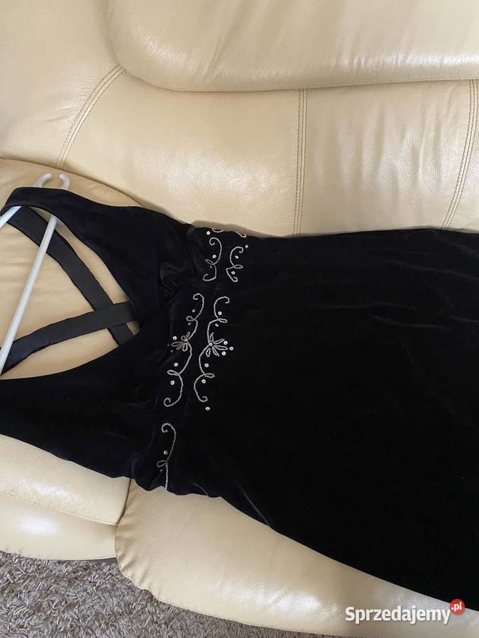 sukienka wieczorowa długa piękna czerń Inny wzór Łomża