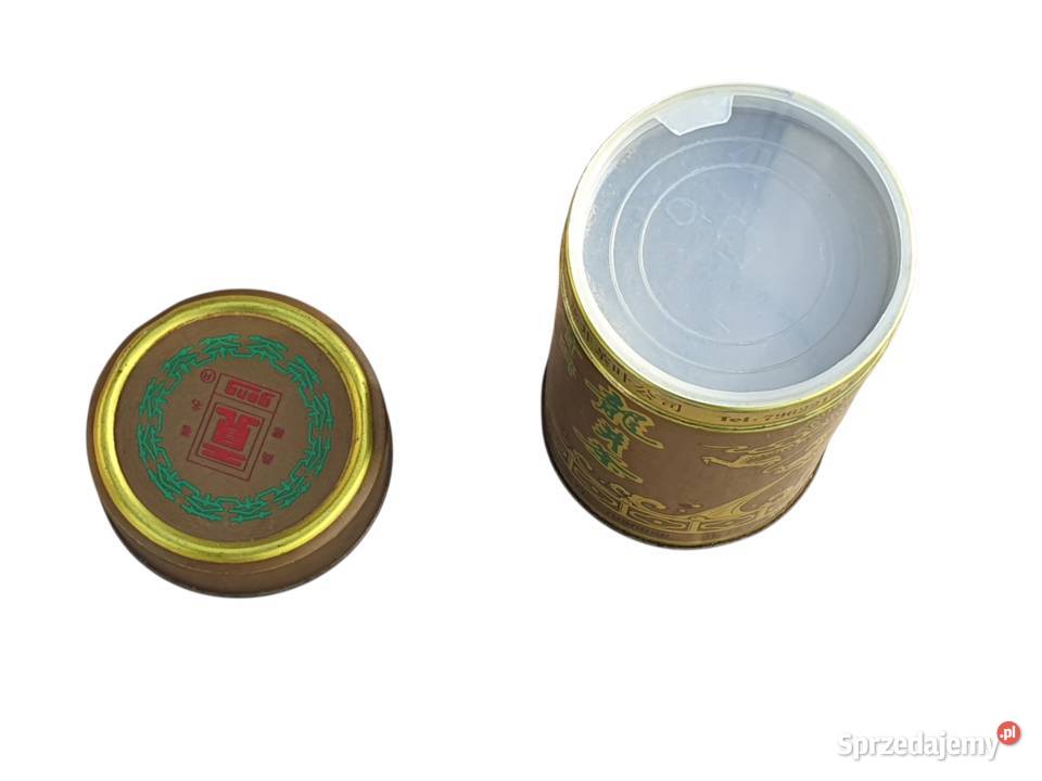 Stara chińska metalowa puszka herbacie z lat 90 Cieszyn sprzedam