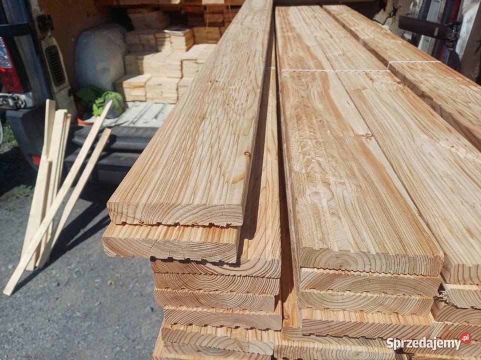 Szalówka deska elewacyjna tarasowa podłogowa bal Lesko
