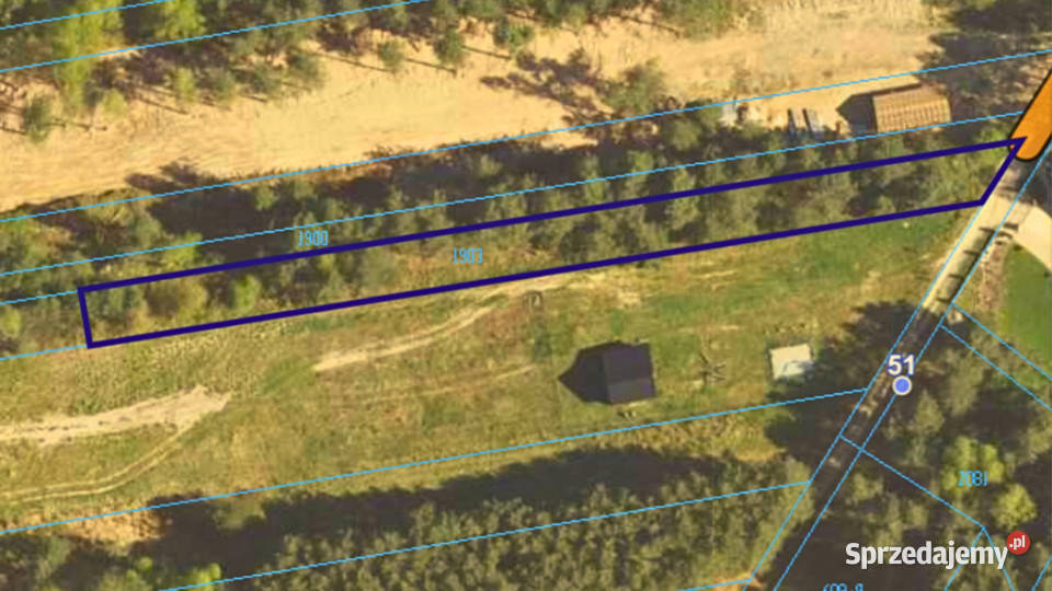 Krasnobród działka lesie