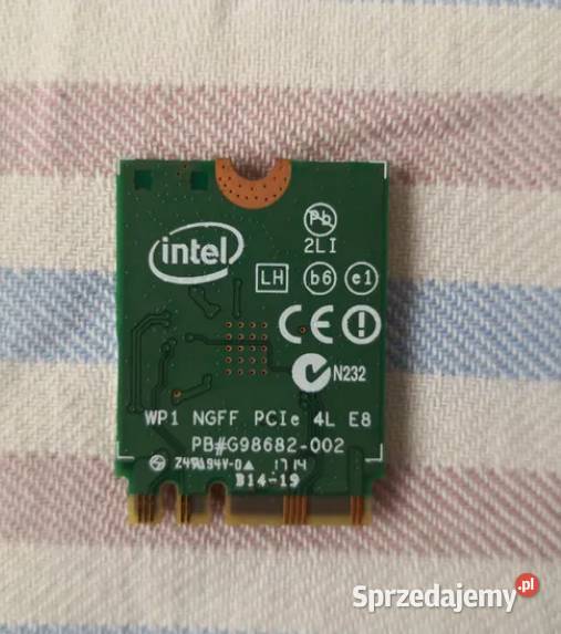 Karta wifi sieciowa Intel dual band ac 3160ngw Wieluń sprzedam
