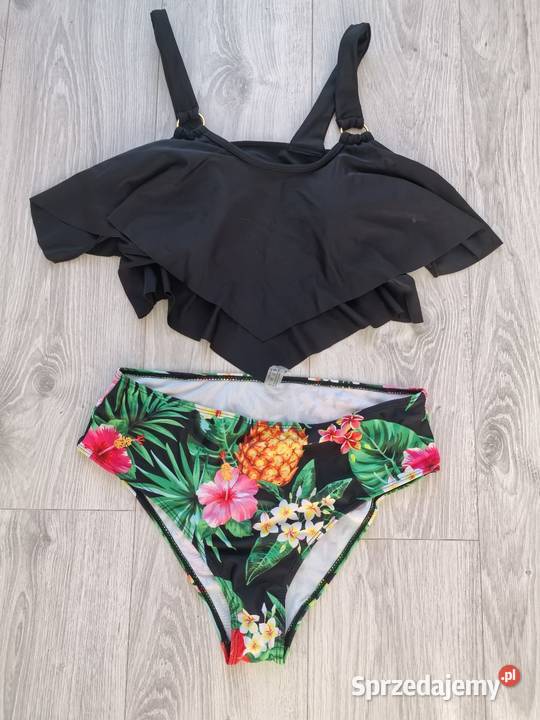 Strój kąpielowy dwuczęściowy czarny małopolskie