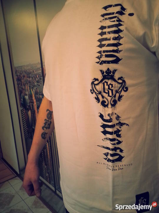 Koszulka Tshirt Ciemna Strefa CS RPK Biała czarny Chełm