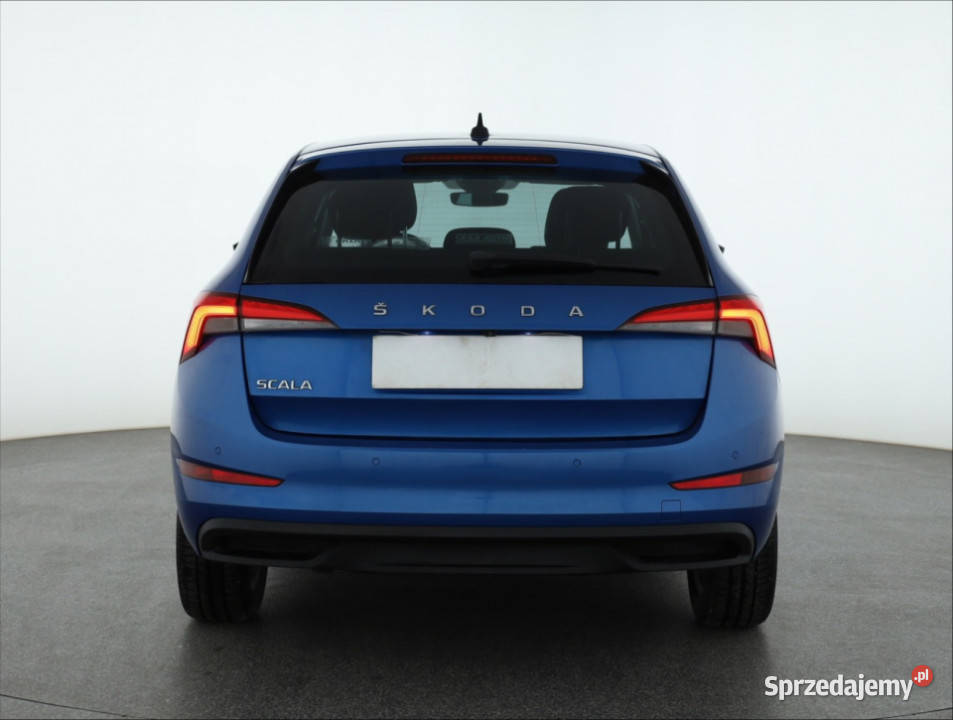 Skoda Scala 10 TSI niebieski mazowieckie Piaseczno