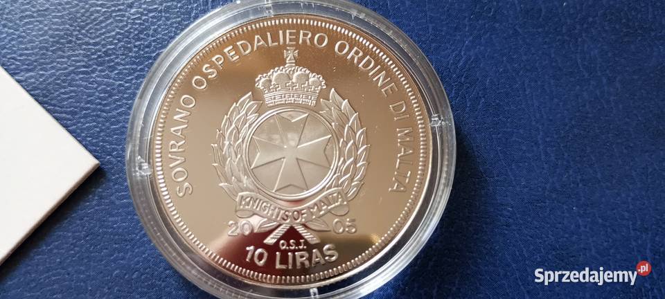 Stare monety Medal Jan Paweł II Zakon Maltański Lesko