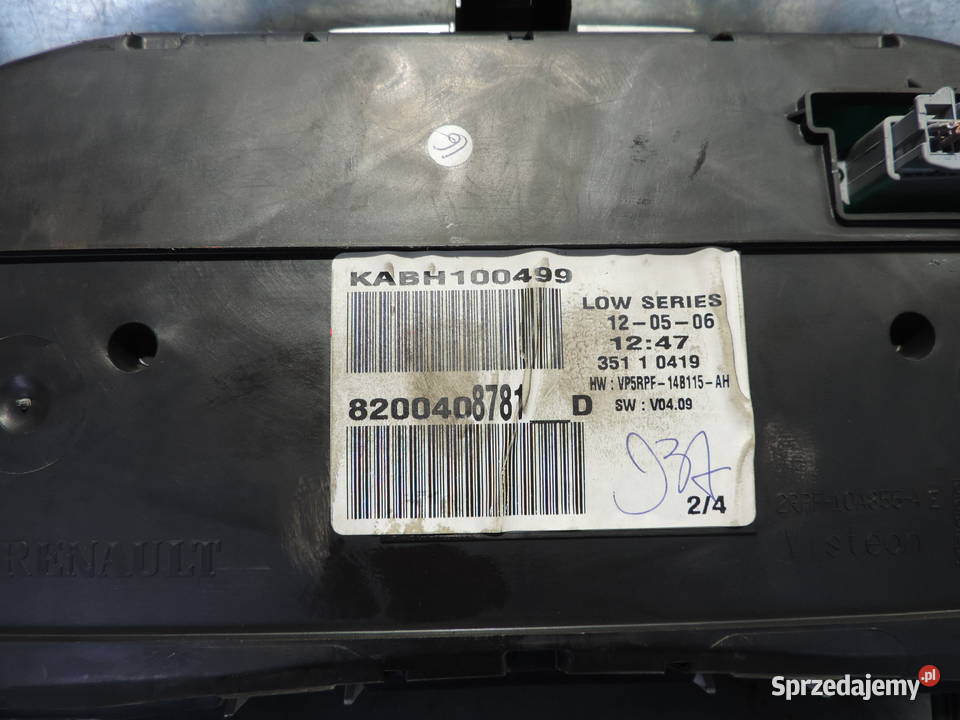 LICZNIK ZEGARY RENAULT MEGANE II 16 16V Liczniki i zegary Nowy Sącz