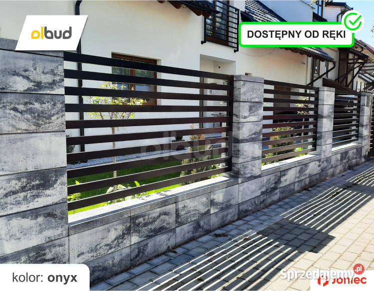 Bloczki ogrodzeniowe JONIEC roma horizon biały Gdańsk