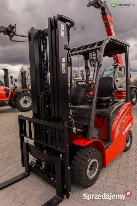 Elektryczny wózek widłowy Manitou ME 418 48V Zator