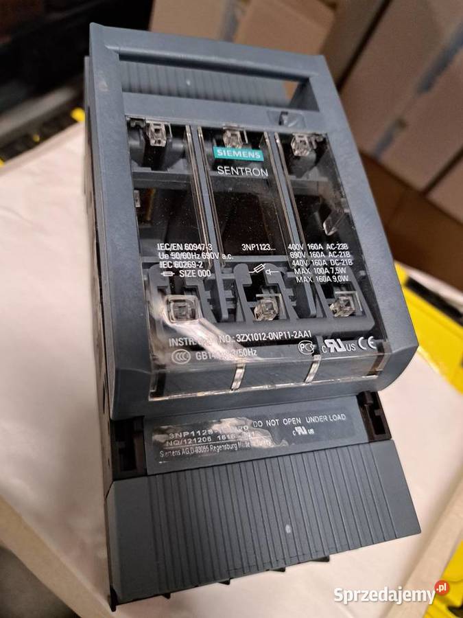Rozłącznik 3NP1 160A 3P 3NP11231BB20 SIEMENS Włoszczowa