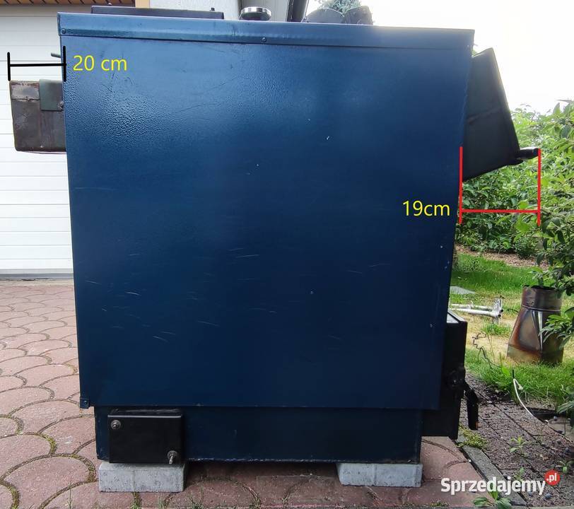 Piec kocioł na węgiel i drewno 29 kW używany