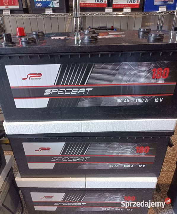 Akumulator SPECBAT 180Ah 1100A Ostrów Ostrów Wielkopolski sprzedam