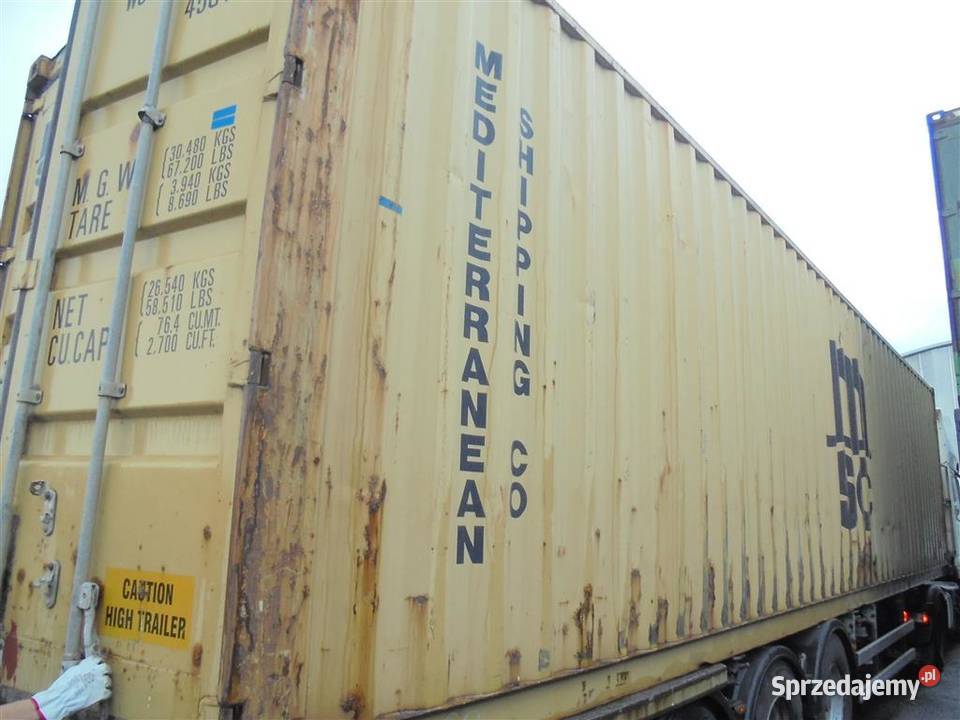 Kontenery morskie 12 m 40HC i inne typy Września