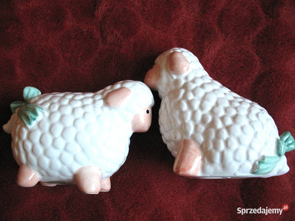 Sól i pieprz owieczki 8 x 10 x 6 Solniczka i Siedlce