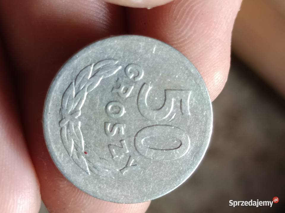 Sprzedam monete 50 gr 1949 r bbcnnn Chełm
