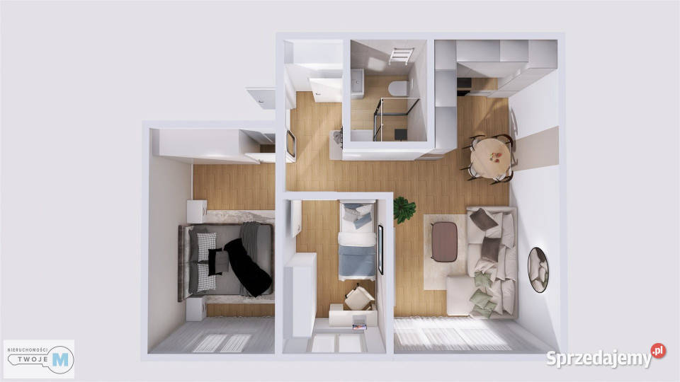 Sprzedaż mieszkania Kielce 47m2 3 pokoje 47m2