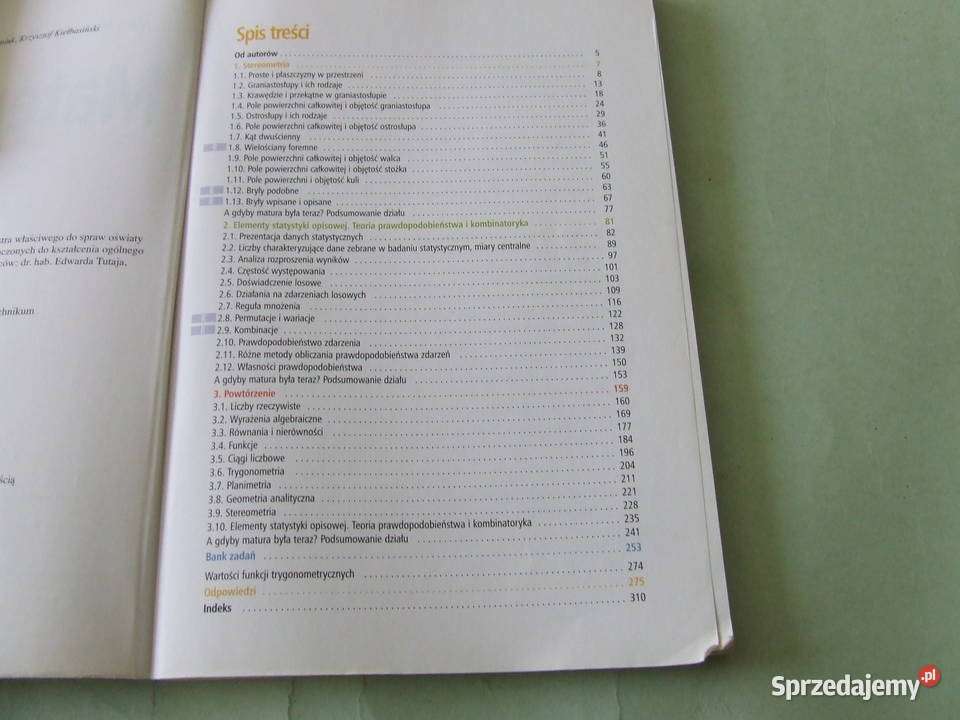 Abc maturzysty matematyka repetytorium Zbiór kompendium, repetytorium, opracowanie sprzedam