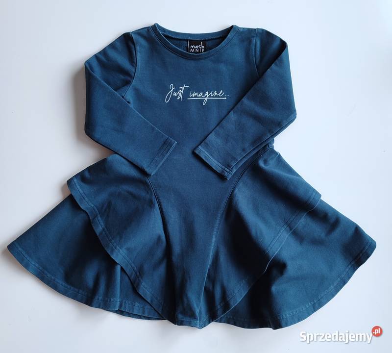 Sukienka dresowa koło falbany Mash Mnie 9298 2 lata+ sprzedam