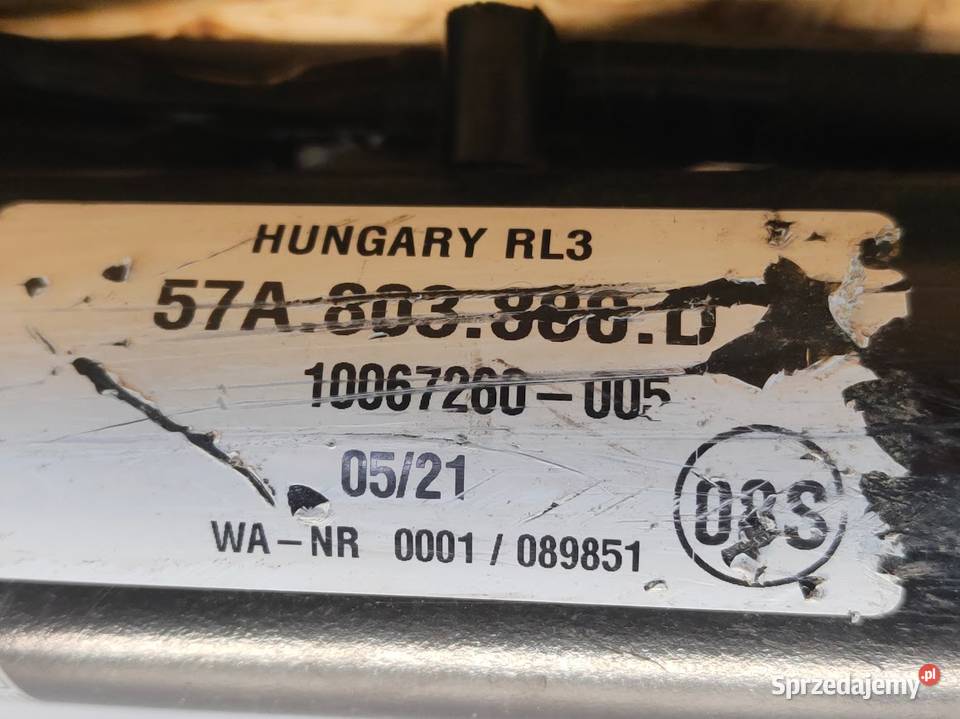 Hak Holowniczy Skoda Karoq 57A803880D Pleszew