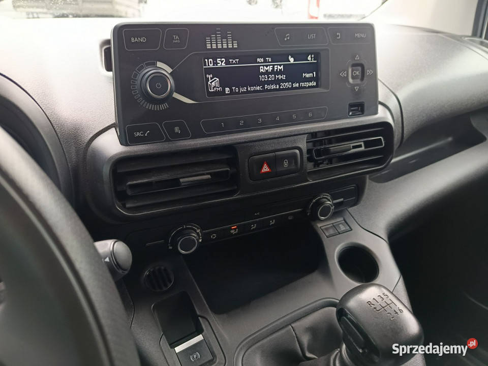 Citroen Berlingo VAN XL 15 BlueHDI 102 VAT23 czujnik parkowania Nowy Sącz