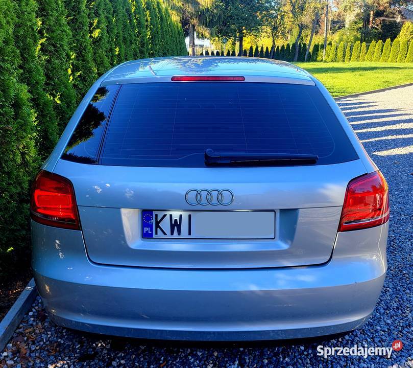 Audi A3 Lift CLIMATRONIC Xenon Alu Podgrzewane srebrny Kraków