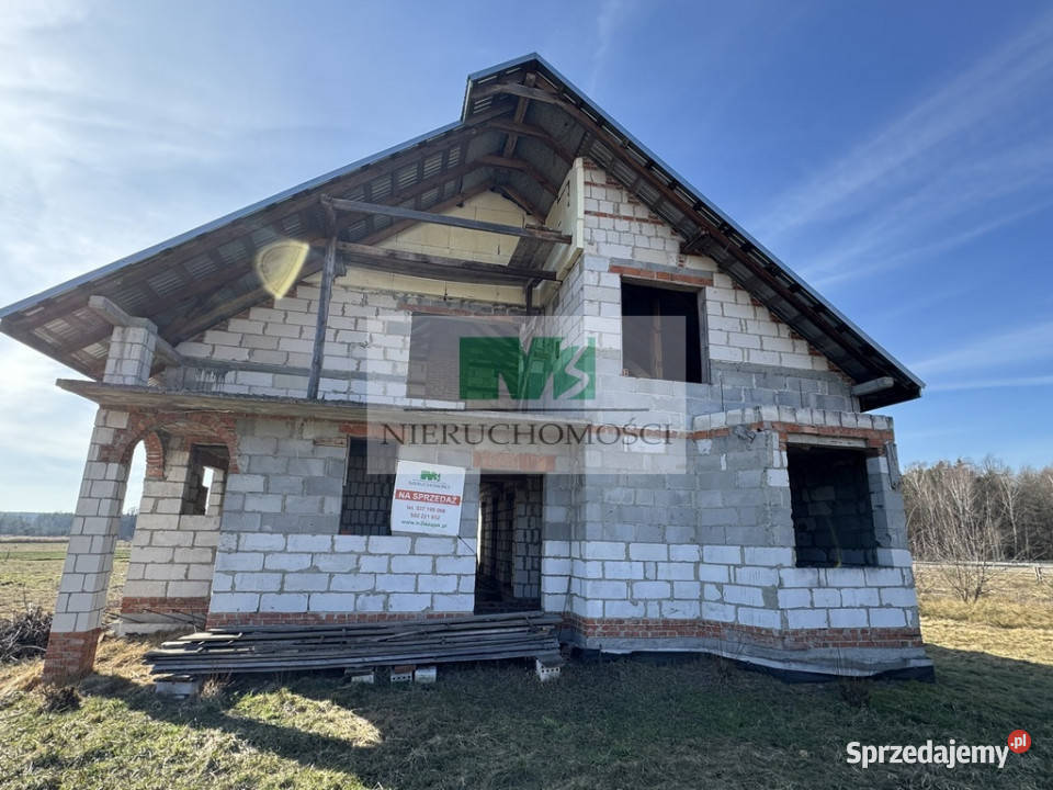 NA SPRZEDAŻ DOM W STANIE SUROWYM OTWARTYM W podkarpackie Górno