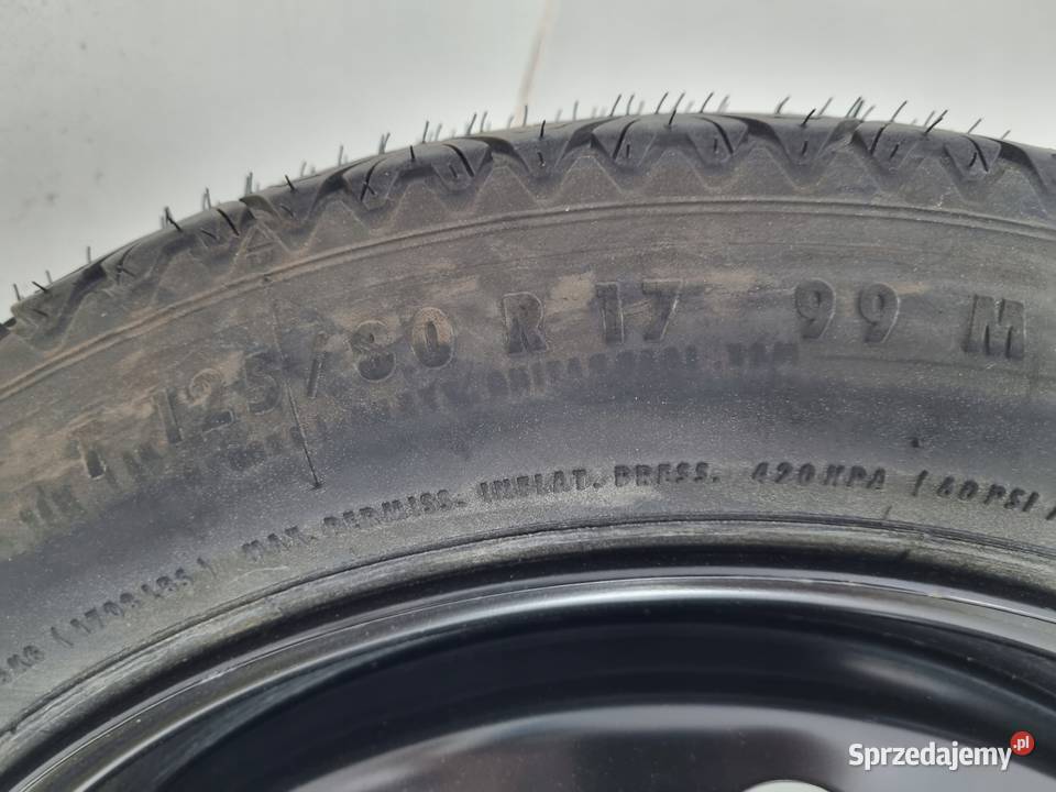 KOŁO DOJAZDOWE 12580 R17 9209872 5x108 Chełm