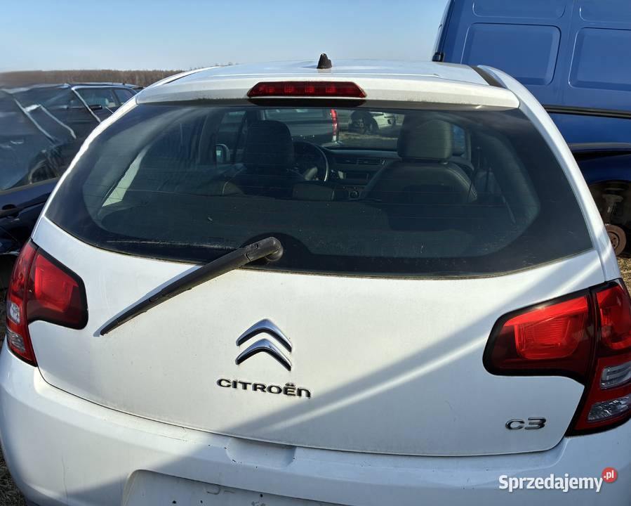 Klapa Tył Bagażnika Citroen C3