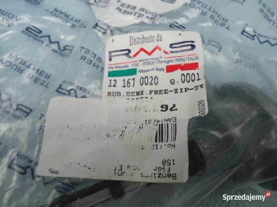 KRANIK PALIWA RMS 121670020 PAGGIO GILERA YAMAHA Układ paliwowy