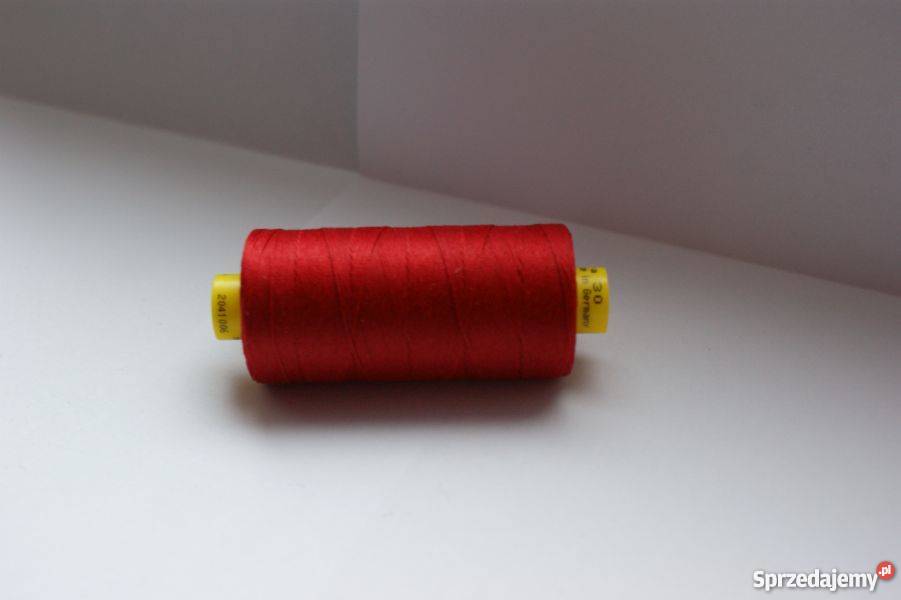 Nici Czerwone 30 Gutermann Amann FORBITEX COATS Produkcja Wałbrzych