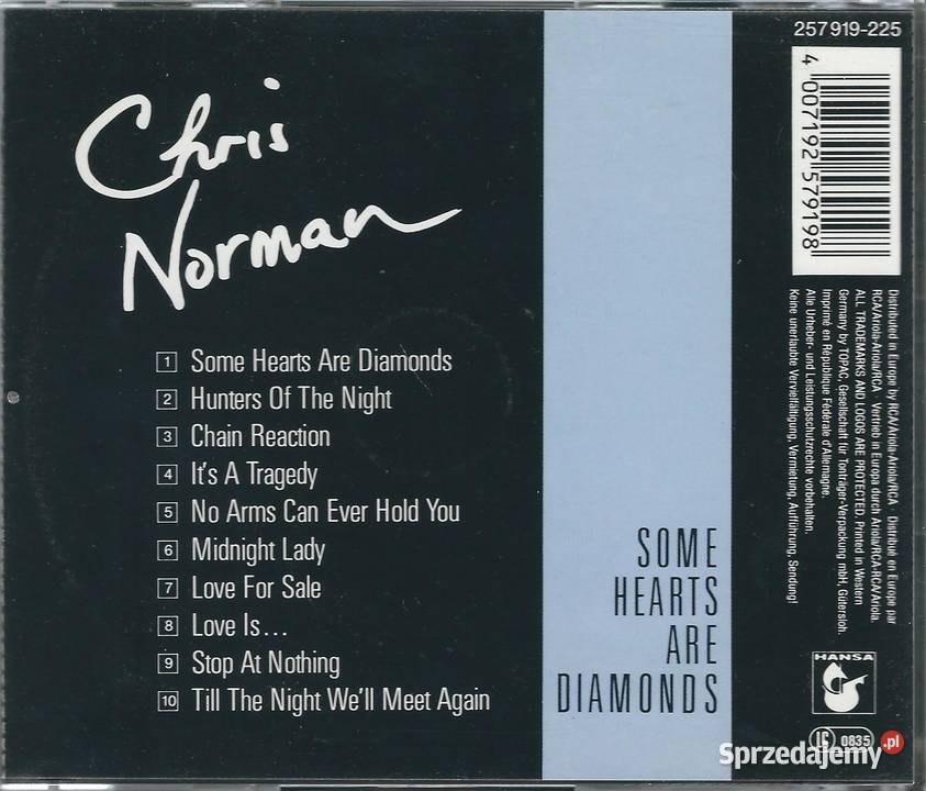 CD Chris Norman Some Hearts Are Diamonds 1986 Muzyka Brwinów