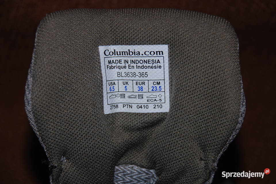 Wygodne buty górskie dziecka Columbia 37 38 wkł Katowice sprzedam
