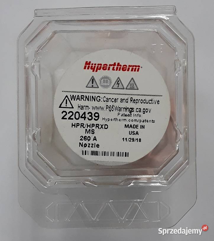 Dysza HPR 260A Hypertherm kat 220439 Dzierżoniów