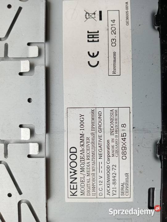 Radio samochodowe Kenwood 12v Koszalin